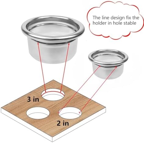Hair Styling Station Hot Tools Holder Tubes, 6 Pieces, 2 Pieces 3.0 Inch and 4 Pieces 2.0 Inch, Metal Appliance Organizer for Curling Iron and Flat Iron - Image 3