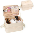 Nail Polish Organizer Bag Holds 50+ Bottles (15ml/0.5 fl.oz) &UV Nail Lamp by Ethereal