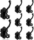 Zonon 8 Pcs Black Vintage Antique Coat Hooks Wall Mounted by Zonon