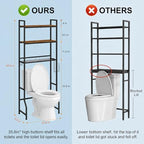 Over the Toilet Storage Cabinet Bathroom Storage Above Toilet - Image 2