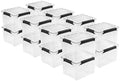 Sterilite Gasket Storage Box with Lids for Home & Office, 34 Quart, 16-Pack by Sterilite