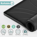 Under Sink Mat 34" x 22", Silicone Under Sink Liner for Kitchen and Bathroom, Waterproof Cabinet Protector Drip Tray, Protects Cabinets from Leaks and Spills - Image 3