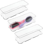 iDesign Interlocking Drawer Organizer, Set of 3, Clear by iDesign