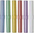 Medline Two-Piece Toothbrush Holders, Assorted Colors, Ideal for Travel and Home Use, Pack of 72 by Medline