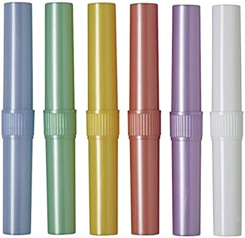 Medline Two-Piece Toothbrush Holders, Assorted Colors, Ideal for Travel and Home Use, Pack of 72 by Medline
