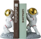 Space Bookends for Kids Room Nursery, Astronaut Themed Decor by BanllisDinoFunandSpaceAdventures