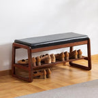 latifolia Shoe Rack Bench, Shoe Bench for Entryway(Black,31.50''L) by Latifolia