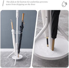 Kitsanery Coat Rack Freestanding,Metal Coat Tree with Umbrella Holder,Hat and Coat Rack Stand for Entryway, Hallway, Living Room, Bedroom (White) - Image 5