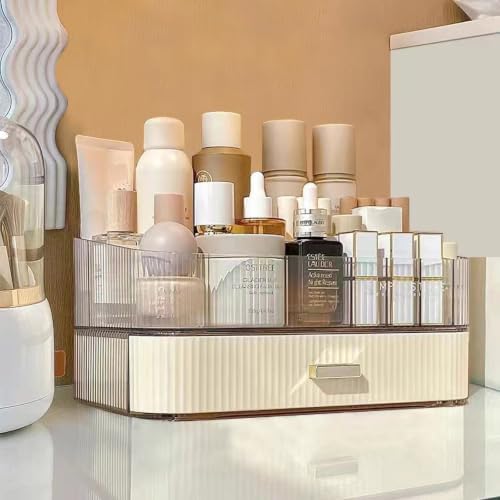 Makeup Organizer with Stackable Drawers, Bathroom Counter Organizer. by MIUOPUR