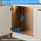 Pull Out Cabinet Organizer, 14.8” Slide Out Kitchen Organizers Storage - Image 3
