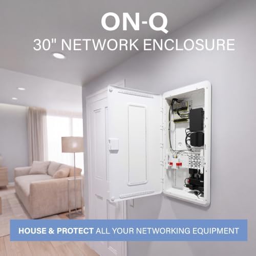 OnQ 30” in Wall Media Box w/Universal Mount Grid & Customizable Knockouts - Image 2
