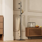 coat rack freestanding,coat rack stand with 7 Hooks and Metal Base for Bags, Hats.Coat Tree Coat Hanger Stand for Home Office Hall Entryway - Image 5
