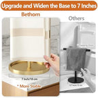 Bethom Bathroom Hand Towel Holder Stand Gold, S-Shape Kitchen Towel Rack - Image 2