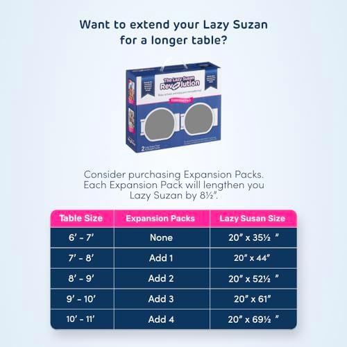Light Gray - Expansion Pack - 2 Straight Tracks and 2 Trays. Does not Work Without the Lazy Susan Revolution Full Set (Sold Separately). - Image 3