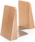 DRELIFAM Red Oak Book Ends Heavy Duty Handmade Book Ends for Shelves Decorative Bookends to Hold Heavy Books (Red Oak Small) by DRELIFAM