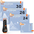 RJN Vacuum Storage Bags with Electric Pump, Vacuum Seal Bags for Clothing by Unknown