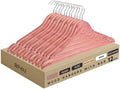 Wooden Clothes Hangers with Pants Bars, Cedar Wood, 12-Pack by BP4U%E2%84%A2