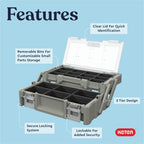18" Camp & Trail Gear Organizer, Heavy-Duty Cantilever Storage Box - Image 4