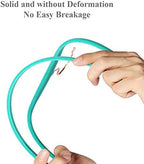 VECELO Premium Velvet Suit Hangers Heavy Duty (100 Pack) - Non Slip & Space-Saving Clothes Hangers with 12 Finger Clips and 2 Tie Rack Excellent for Men and Women (Teal) - Image 2