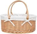 Wicker Diaper Caddy basket,Woven Baby Organizer for Nursery by QingtuHome