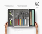 Joseph Joseph DrawerStore Expanding Utensil and Gadget Organizer, Expandable Tray for Kitchen Drawer, Recycled Plastic - Image 5