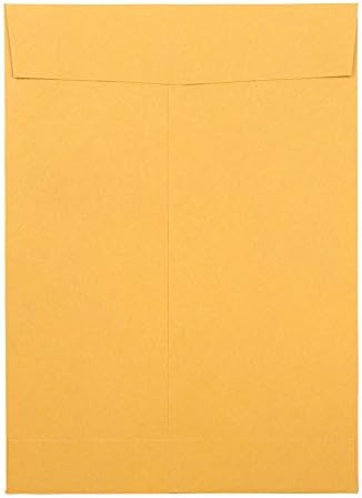 JAM PAPER 6 1/2 x 9 1/2 Open End Envelopes with Peel and Seal Closure - Brown Kraft Manila - Bulk 500/Box - Image 3
