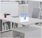 Acrimet Horizontal Triple File Folder Organizer Sorter, Letter Size, White - Image 6