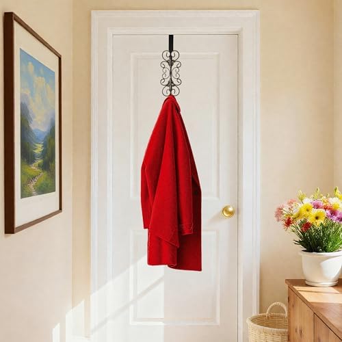 2 PCS Wreath Hangers for Front Door 15.5" Wreath Hook Over the Door - Image 6