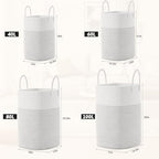 Artfeel Laundry Basket,Woven Cotton Rope Laundry Hamper,100L Versatile Storage for Dirty Clothes,Baby Toys,and Blankets in Bathroom, Nursery,and Living Room - Image 3