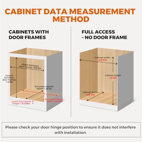 Pull Out Drawers for Cabinet Wood 21.5" Wx23 D Slide Out Organizer - Image 3