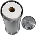 LDR Ashton Freestanding Toilet Paper Holder Canister, Brushed Nickel - Image 6