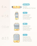 BAGSMART Compression Packing Cubes for Travel Essentials - Image 3