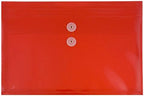 JAM PAPER Plastic Envelopes with Button & String Tie Closure - Legal Booklet - 9 3/4 x 14 1/2 - Assorted Primary Colors - 12/Pack - Image 3