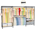 Golpart Heavy Duty Clothing Rack with Adjustable Shelves Clothes Wardrobe by Golpart