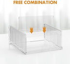 File Sorter Organizer, 5 Sections Acrylic Letter Tray 2 Pack - Image 6