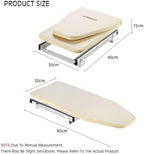 Pull-Out Ironing Board,Free Rotation Retractable Ironing Board,Foldable Hideaway Ironing Board Closet,Simple Installation,for Home Apartment (Color 2-80X30Cm) - Image 2
