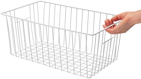 16inch Upright Freezer Organizer Baskets for 13-14,16-21 cu.ft Standup Freezer, Settle freezer chaos and reduce food waste effectively, Durable, Fully Use Space, Improve Air Circulate,Pack 4 - Image 2