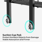 ODesign 3-Tier Over the Door Shower Caddy Hanging,Black - Image 6