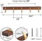 Wall Mounted Coat Rack, 5 Hooks - J Shape - Image 2