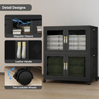 UAMFURI Stackable Storage Bins with Lids, 360QT Extra Large Storage Cabinet - Image 5