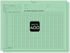 Accounts Payable Voucher Envelopes General Accounting Style, Green 400 Pack by Unknown