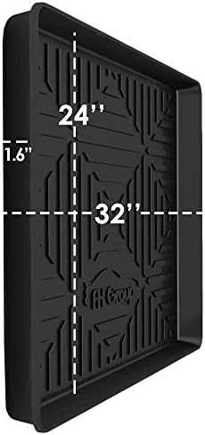 FH Group ClimaProof for all weather protection Premium Multi-Use Cargo Tray Liner Mat fits most Cars, SUVs, and Trucks, 32 x 24 inches Black - Image 5