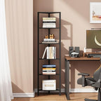 TUTOTAK Corner Shelf, 6-Tier Corner Bookshelf for Small Space - Image 4