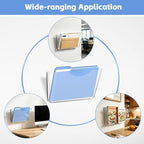 Clear Acrylic Wall File Holder, 6 Pack Wall Mount Single Pocket Organizer - Image 4