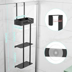 Bethom 3 Tier Over The Door Towel Rack, Hanging Towel Rack, Matte Black - Image 5