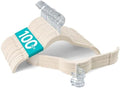 Sishynio Velvet Hangers 100 Pack, Non-Slip Slim Felt Clothes Hangers Beige by Sishynio