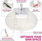 Sink Topper Bathroom Sink Cover for Counter Space, Standard White - Image 6