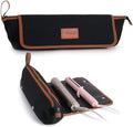 Large Hair Tools Travel Bag with Heat Resistant Mat for Curling Irons, Flat Irons, and Styler Brushes | Protective Organizer for Travel & Home by TRESSIFIC