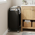 GRANNY SAYS Laundry Hamper, Large Cart with Wheels and Handles, Black, 110L - Image 7