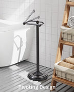 Toilet Paper Holder Stand Oil Rubbed Bronze Stainless Steel - Image 2